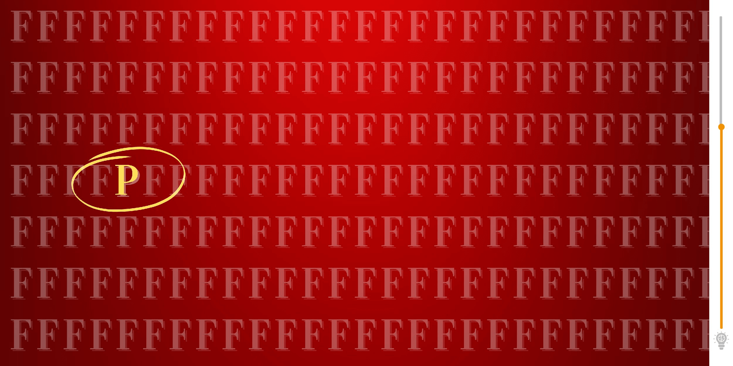 Visual challenge: test your acuity by spotting the only intruder among a sea of F letters in under 8 seconds! Sharpen your eyes and take up the challenge that challenges seasoned observers.