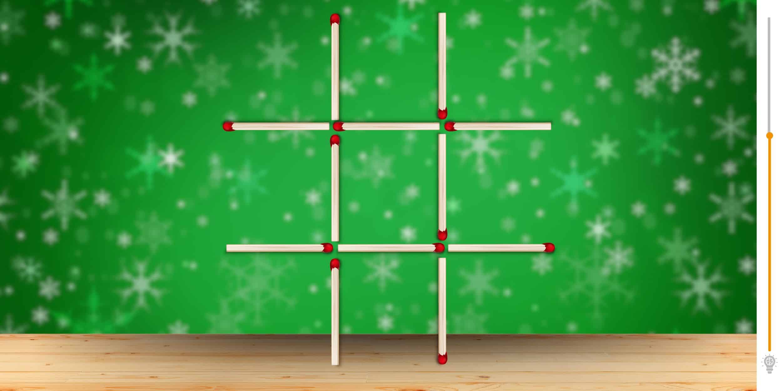 Défi visuel :  Déplacez 3 allumettes sur cette grille de 9 cases pour créer 3 carrés parfaits – Saurez-vous triompher de cette énigme captivante ?