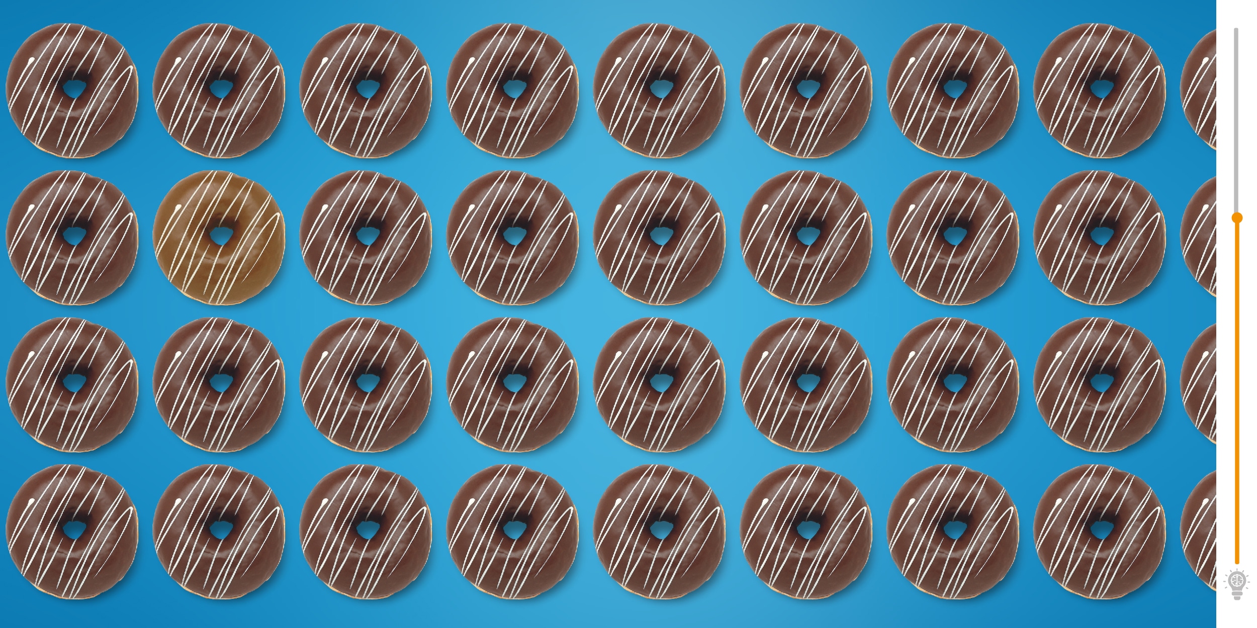 Défi visuel : testez votre acuité et trouvez l'intrus caché parmi ces délicieux donuts en moins de 8 secondes ! Serez-vous assez rapide pour relever le challenge ?