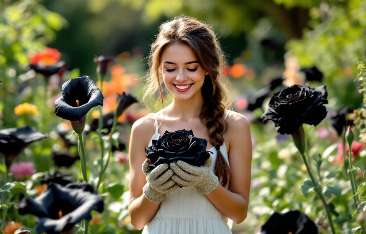 discover 10 fascinating and rare black flowers to embellish your garden